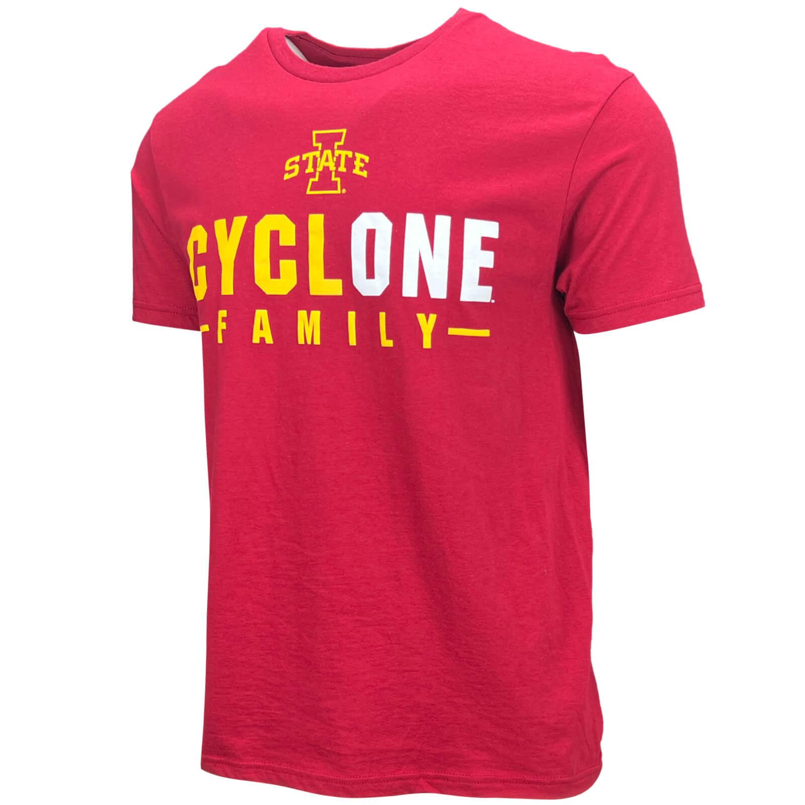 College House 2024 I-State Cyclone Family Heather Cardinal T-Shirt